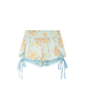 Load image into Gallery viewer, Mint Rosa Heart Floral Lace Shorts
