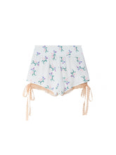 Load image into Gallery viewer, Ivory Rosa Scroll Lace Shorts
