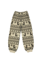 Load image into Gallery viewer, Cream Rosa Jacquard Joggers
