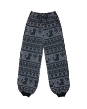 Load image into Gallery viewer, Charcoal Rosa Jacquard Joggers

