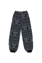 Load image into Gallery viewer, Charcoal Rosa Jacquard Joggers
