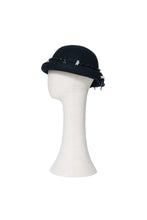 Load image into Gallery viewer, Flower Earphones Cloche Hat
