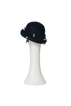 Load image into Gallery viewer, Flower Earphones Cloche Hat
