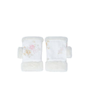 Load image into Gallery viewer, Ivory Rosa Fur Wrist Warmers
