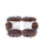 Load image into Gallery viewer, Blush Garden Fur Wrist Warmers
