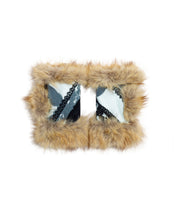 Load image into Gallery viewer, Rosa Jacquard Fur Wrist Warmers
