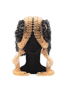 Laser Love Aries Headpiece (Orange/Black)