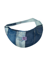 Load image into Gallery viewer, PATCHWORK UPCYCLED DENIM BAG
