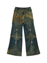 Load image into Gallery viewer, &quot;LOVE&quot; HOURGLASS DENIM TROUSERS
