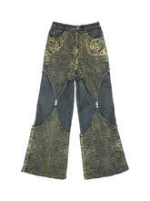 Load image into Gallery viewer, &quot;LOVE&quot; HOURGLASS DENIM TROUSERS
