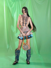 Load image into Gallery viewer, LASER CUT SEQUIN SKIRT
