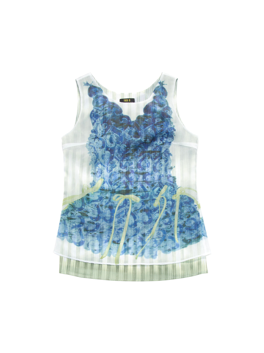 LASER CUT PRINT CAMISOLE