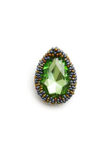 Load image into Gallery viewer, &quot;BIJOUX&quot; BEAD EARRING (GREEN)

