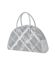 Load image into Gallery viewer, Ash Lace Perforated Half Moon Bag
