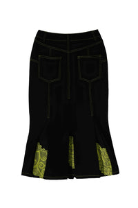 Laser Love Pleated Maxi Skirt