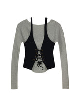 Load image into Gallery viewer, Feline Jersey (Grey)

