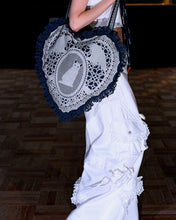 Load image into Gallery viewer, Lace Heart Satchel
