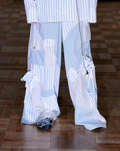 Load image into Gallery viewer, Patchwork Stripe Utility Pants

