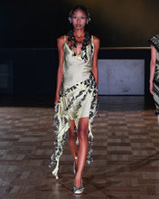 Load image into Gallery viewer, Lemon Ribbon Cascade Dress
