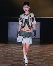 Load image into Gallery viewer, Denim Bloom Bubble Skirt
