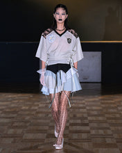 Load image into Gallery viewer, Varsity Baroque V-Neck Top
