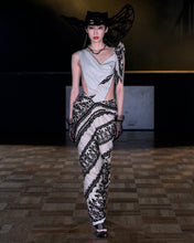 Load image into Gallery viewer, Draped Diagonal Wrap Dress
