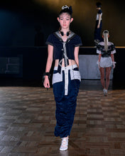 Load image into Gallery viewer, Sailor Scarf Top - Blue
