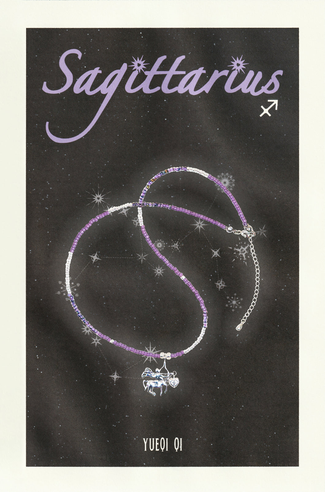 Sagittarius Beaded Necklace