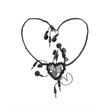 Load image into Gallery viewer, Heart Headphone Bijoux Necklace
