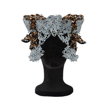 Load image into Gallery viewer, Alcantara Leopard Feline Laser Love Headpiece

