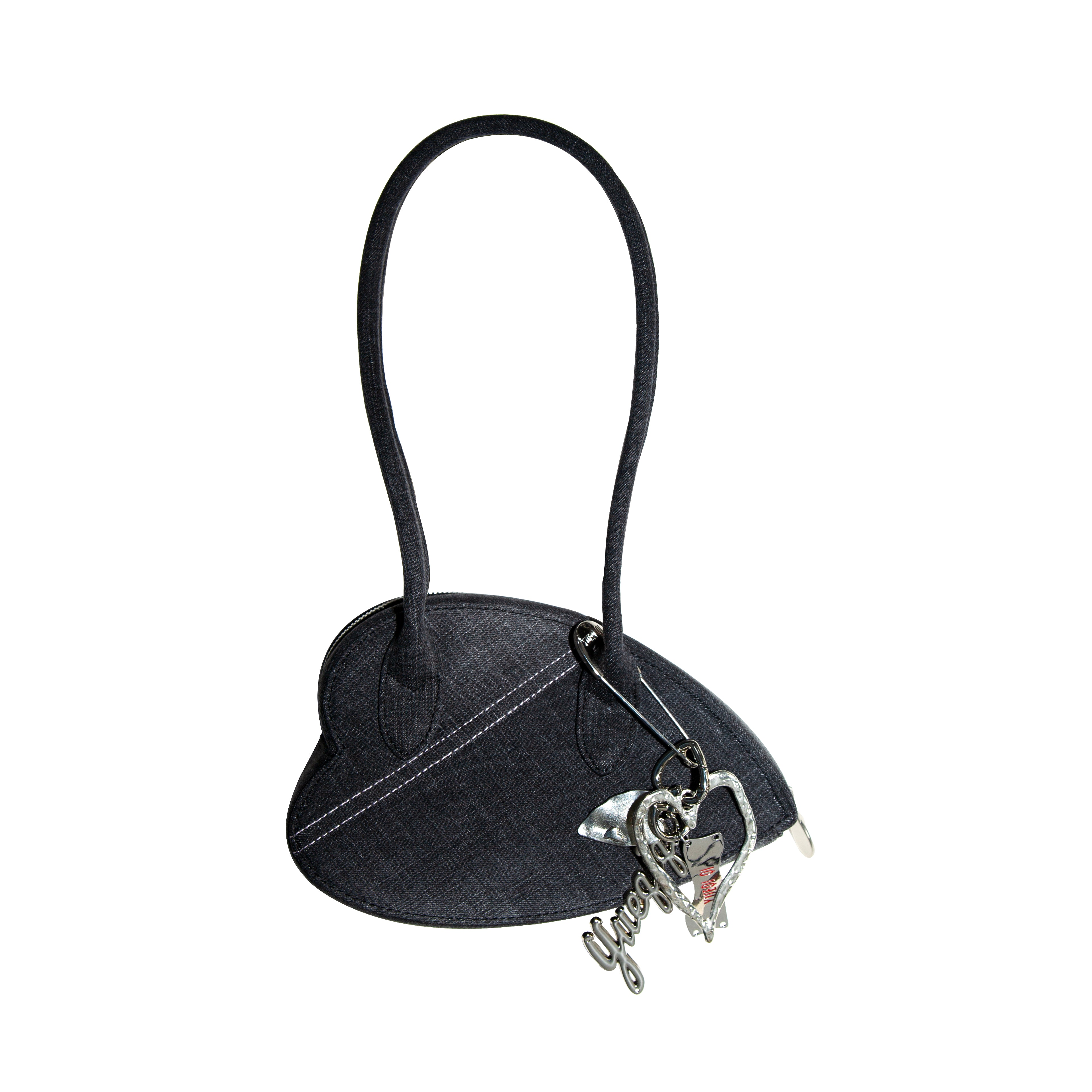 UPCYCLED DENIM HEART BAG – YUEQI QI UPCYCLED DENIM HEART BAG – YUEQI QI