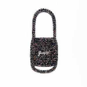 LOGO BEADED PURSE