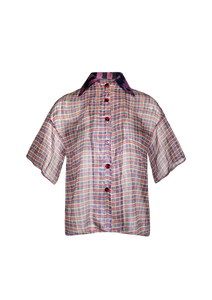 PATCHED SHIRT (PURPLE)