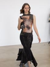 Load image into Gallery viewer, COPPER TULLE TANK TOP
