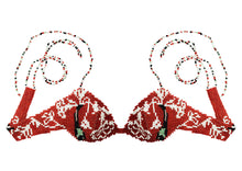 Load image into Gallery viewer, BEADING BRA (RED)
