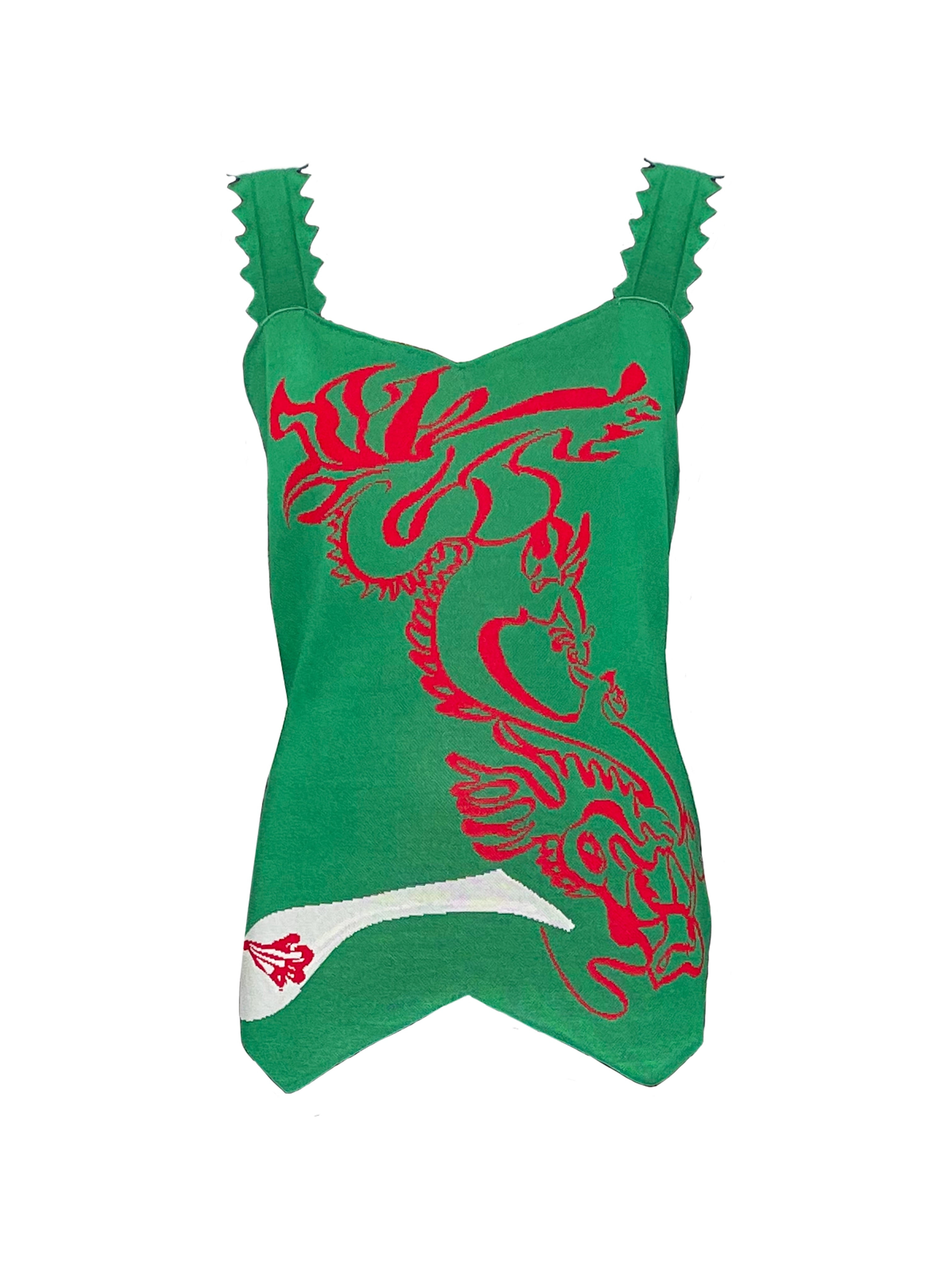 YUEQI QI＞ Knitting tank top 《2021AW》｜長袖