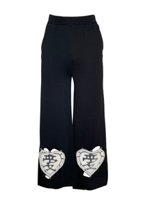 HEARTED SHAPE BEADING TROUSERS