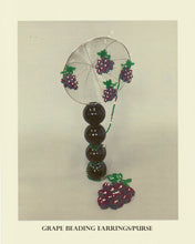 Load image into Gallery viewer, GRAPE BEADED EARRINGS
