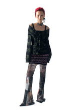Load image into Gallery viewer, &quot;TERRARIUM&quot; FLARED TULLE TROUSERS
